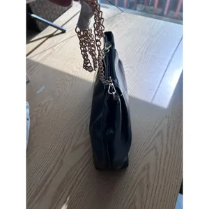 New Women’s A New Day Faux Leather Handbag 👜 Purse Black 7”x13”x7 thumbnail 10