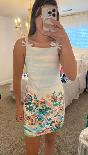 Mini dress Blue Size 8 thumbnail 1
