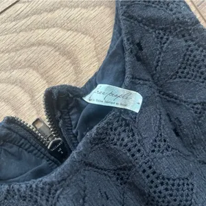 Free People Mini Eyelet Sundress in Black thumbnail 4