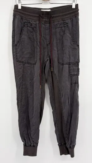 By Anthropologie Womens Gray Lyocell Cargo Utility Gorpcore Jogger Pants Size S thumbnail 1