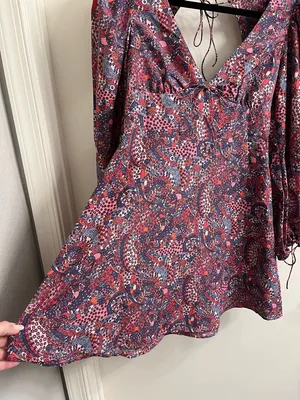 For Love And Lemons Tonya Long Sleeve Mini Dress Size Small thumbnail 7
