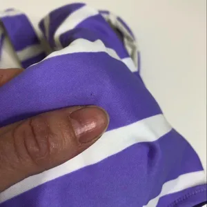 Aerie Purple Striped Scoop Neck Bikini Set Sm thumbnail 11
