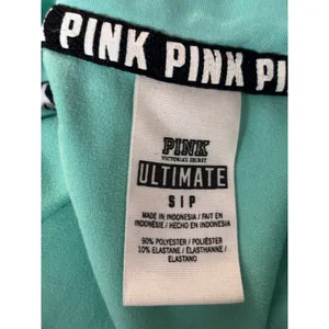 PINK‎ Victoria's Secret Women Pullover Small Mint Green Quarter Zip Athleisure thumbnail 5