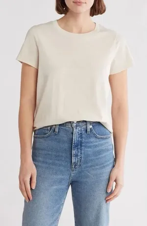 ✨Madewell The Perfect Crewneck Sz Medium Tee in Allday Jersey✨ thumbnail 1