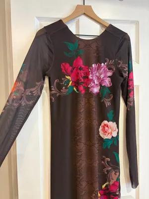 AFRM Maxi Dress Brown Size L thumbnail 3