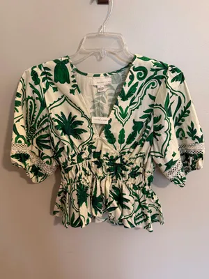 Band of The Free Floral Smocked Top thumbnail 3