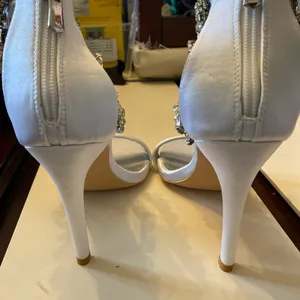 Piendes wedding high heels with stones Size 5.5 thumbnail 11