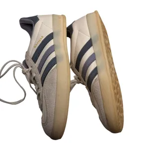 Adidas 5.5 WhiteNavy Blue Sneakers Retro Athletic Casual Shoes Women's College thumbnail 6