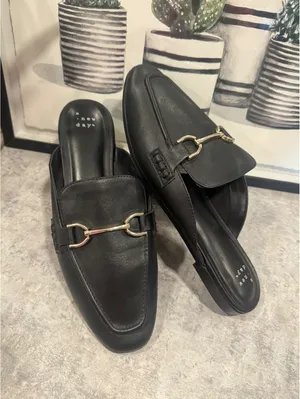 A New Day Slide on Loafer Flats, Black, Size 9 thumbnail 5