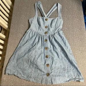 Free People Denim Dress thumbnail 6
