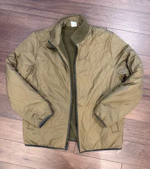 GAP Olive Quilted / Fleece Reversible Puffer Jacket Size Medium - C46-017 thumbnail 1