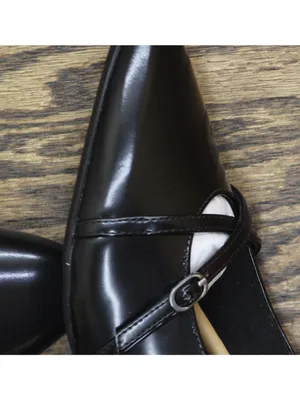 NWT Clarks Kepley Star Pointed Toe Strap Pump Heels 26186876 Black 8M thumbnail 16
