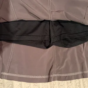 Title Nine Women 8 Athletic Skort Taupe Gray Hiking Golf Tennis Skirt Liner thumbnail 5