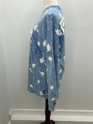 Disney Blue Acid Wash Walt Disney World Est 1971 Spirit Jersey Adult Medium thumbnail 4