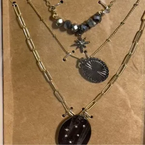 Rachel Roy Necklace NIB Trio Set Kindness is Always Fashionable thumbnail 4