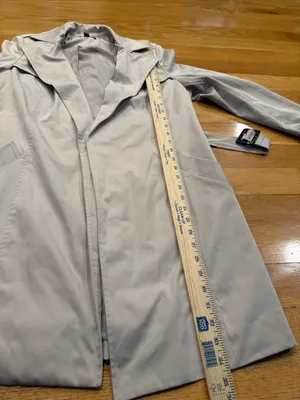 Roz & Ali tan trench coat size large . thumbnail 6