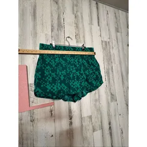 JoyLab Green Geometric Active Shorts Women’s XL High Waist Workout Running Short thumbnail 7