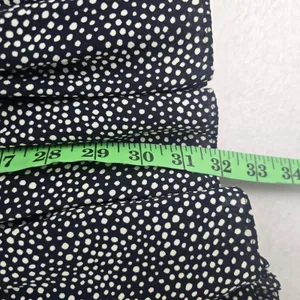 Zara Black White‎ Polka Dot Tiered Ruffle Mini Dress Puff Sleeve Size S thumbnail 8