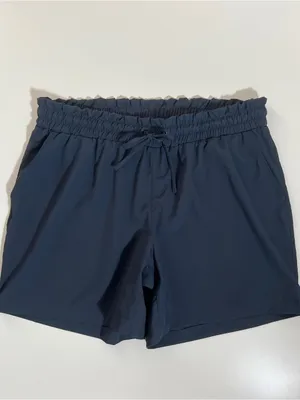 Mondetta Performance Luxury Navy Pull On Stretch Shorts L Travel Athleisure thumbnail 2
