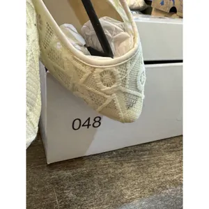 Penny Loves Kenny Knot Lace Ballet Flat White/Ivory‎ Size 8 Embroidered Fairy thumbnail 10