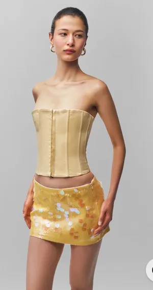 Danielle Guizio Mini Skirt thumbnail 1