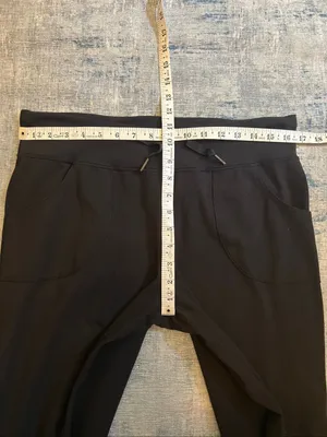 Lululemon Black Wide Leg Still Pants Size 8 Short (29" Inseam) thumbnail 5