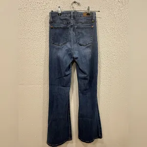 Judy Blue Women’s High Rise Flare Fit Lightly Distressed Size 0 thumbnail 2
