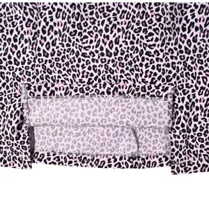 Topshop Leopard Mini Skirt Women 8 Pink Black Animal Print High‎ Waist Stretch thumbnail 9