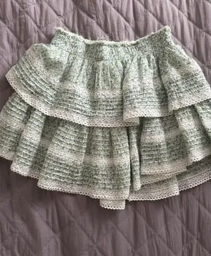 Aerie Floral Ruffle Skirt thumbnail 1