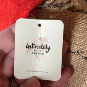 NWT Free People Intimately Ribbed Halter Mock Neck Top Red Size XS Boho Tank thumbnail 5