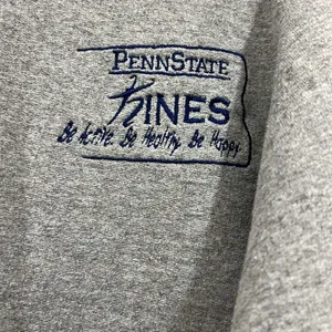 Jerzees Penn State Kinesiology Quarter Zip Gray‎ Womens Size Small thumbnail 3