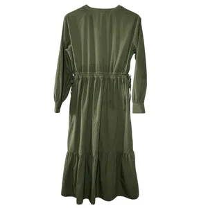 Rails‎ Maple Olive Smoke Midi Dress Smocked Waist Boho Cottagecore Chic Size S thumbnail 5