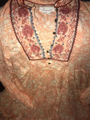Anthropologie Long Sleeve Flowy Dress thumbnail 2