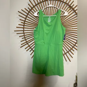Joy Lab NWT Knit Sporty Contrast Active Dress Athleisure Sporty Pickleball 🏓 💚 thumbnail 3