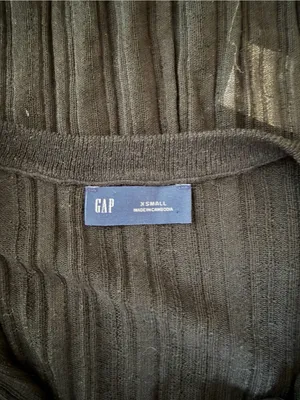 GAP Black Sheer Long Sleeve Top thumbnail 3
