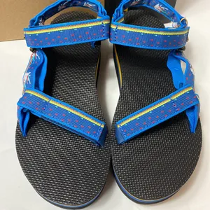Teva blue unicorn Flatform platform sandals size 9 NIB thumbnail 2