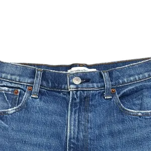 Abercrombie & Fitch The Mom Short High Rise Blue Denim Mom Shorts Size 28 thumbnail 3