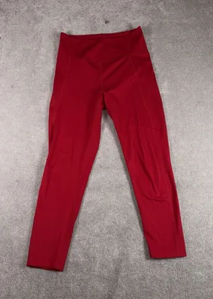 Girlfriend Collective High Rise Compressive Leggings M Active Red thumbnail 1