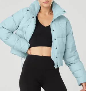 Alo Yoga Gold Rush Puffer Chalk Blue M thumbnail 1