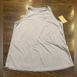 Nike Women's periwinkle dri-fit Tank Top thumbnail 1