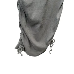 True Religion Womens Black HS Side Ruch Dress Size L SKU 9080 thumbnail 8