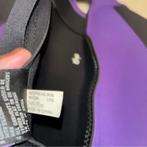Heatwave Wetsuit Purple Size 10 thumbnail 5
