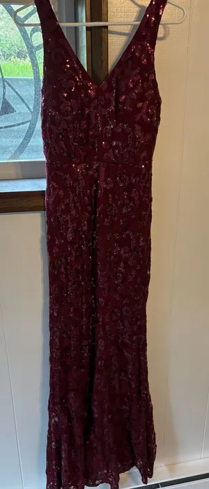 City Triangles Dress Red Vintage thumbnail 1