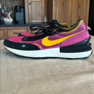 Nike Waffle One Pink Orange Womens‎ 8.5 thumbnail 4
