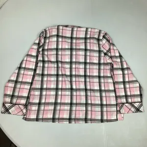 Victoria's Secret Plaid Pajama Top Lightweight Flannel Cotton Modal Med New with tag thumbnail 2