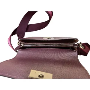 Kate‎ Spade Buddie Glitter Striped Leather Medium Pink Shoulder Bag thumbnail 5