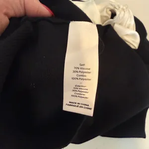 Cinq à Sept L Black White Tie Neck Sleeveless Knit Top Ruffle Luxury office core thumbnail 5