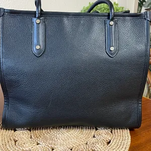Kate Spade New York Ella Tote Bag Black With White Letters and Logo thumbnail 5