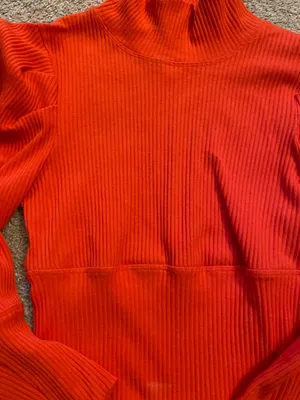 Free People Orange Long Sleeve thumbnail 2