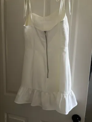 White mini dress Size L thumbnail 3